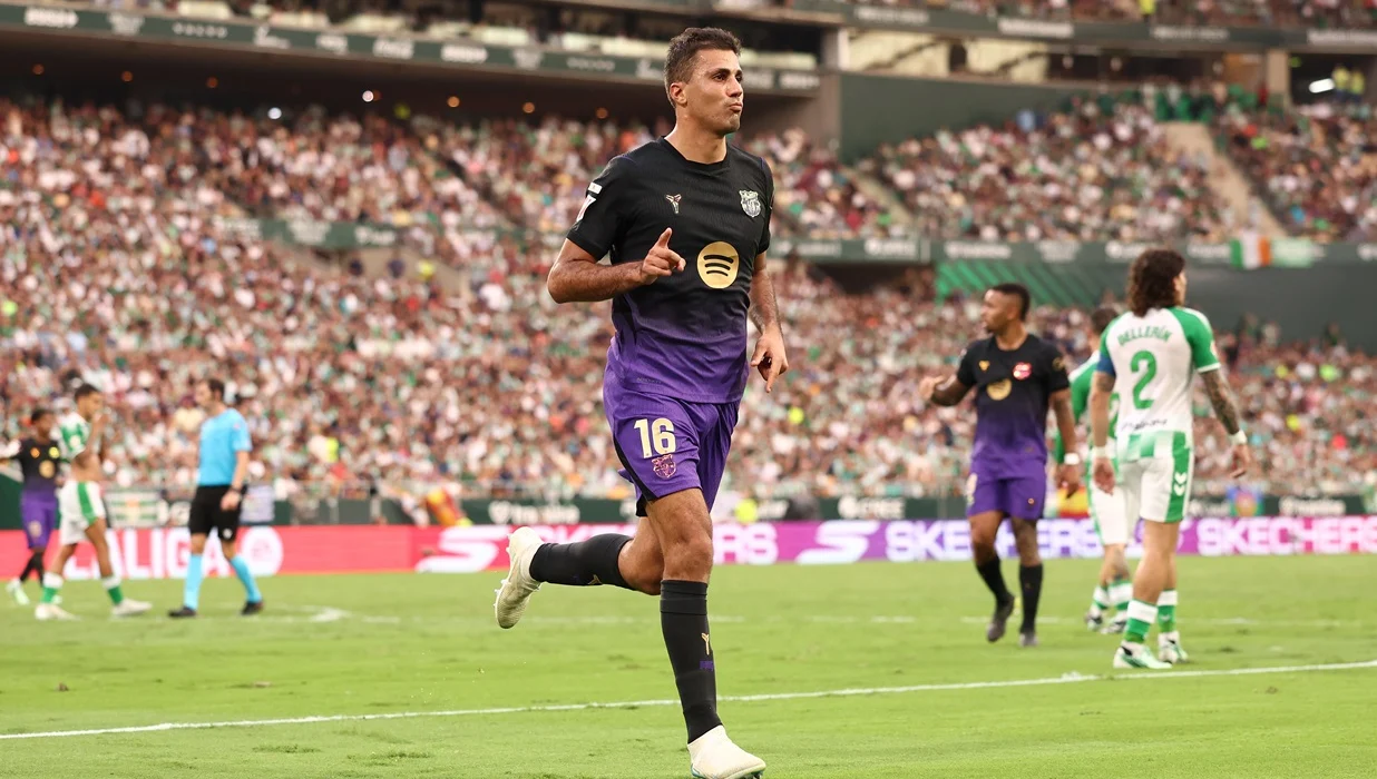 Rodri marcó su primer gol con la camiseta de Barcelona