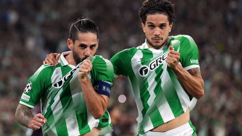 Isco lideró la gran remontada de Real Betis ante Porto en Champions League