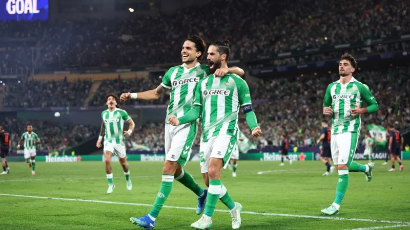 Betis le ganó a Feyenoord y sigue arriba en Champions League
