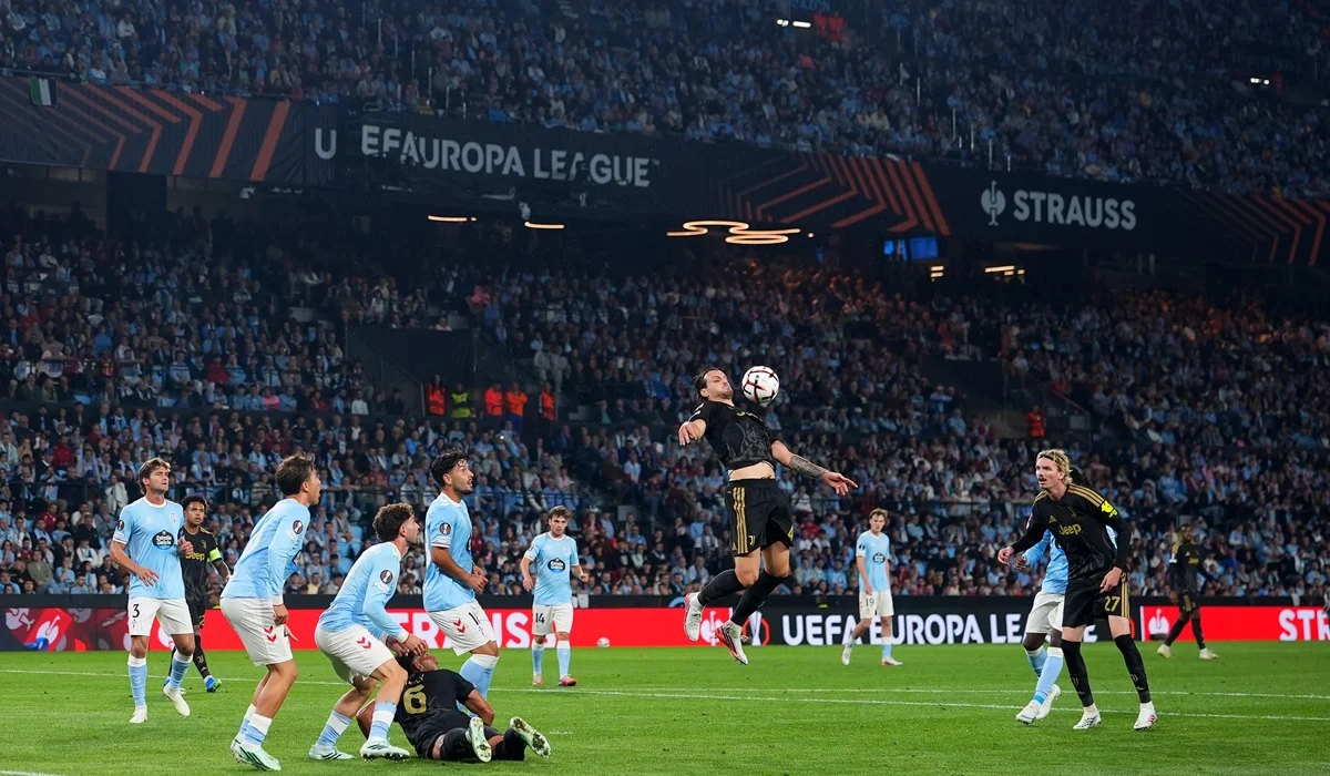 Celta sorprendió a Juventus y abrió la lata con golazo de Hugo Álvarez