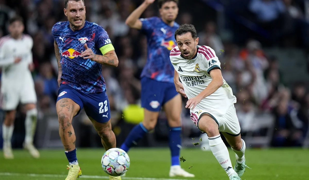 Bernardo Silva marcó su primer gol con la camiseta de Real Madrid