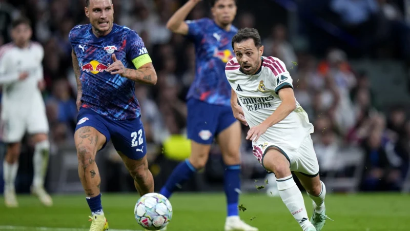 Bernardo Silva marcó su primer gol con la camiseta de Real Madrid