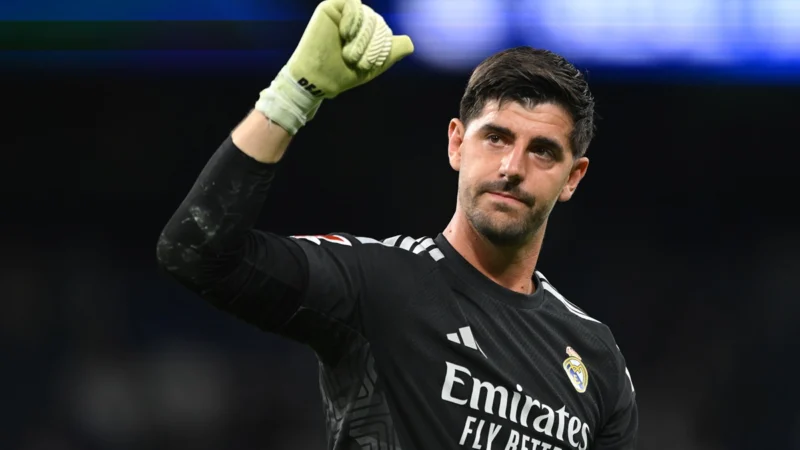 Courtois quedó a un paso de renovar en Real Madrid hasta 2028