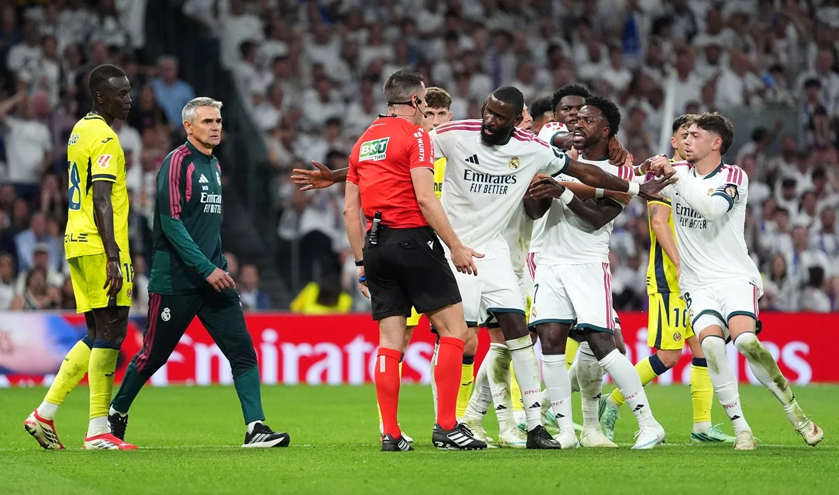 Real Madrid venció a Villarreal en apretado duelo con insólita expulsión de Vinicius