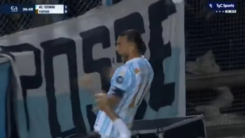 Renzo Tesuri rompió la semifinal para Atlético Tucumán con una gran definición ante Platense