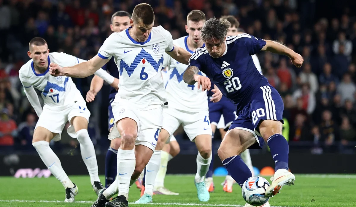 Eslovenia dio la nota y le ganó a Escocia en Glasgow