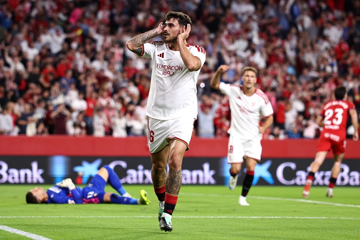 Sevilla volvió al triunfo y le ganó muy bien a Osasuna