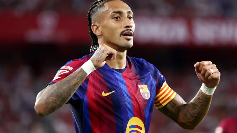 Barcelona tuvo su alivio tras la lesión de Raphinha
