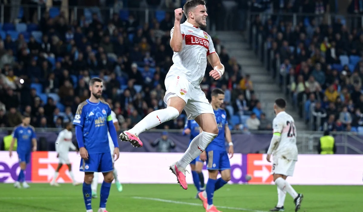Stuttgart goleó al Slovan Bratislava y lidera en Champions League