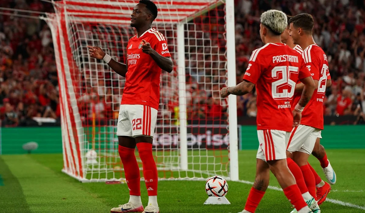 Jhon Durán volvió a marcar después de dos meses con Benfica