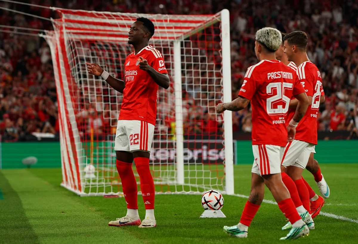 Jhon Durán volvió a marcar después de dos meses con Benfica