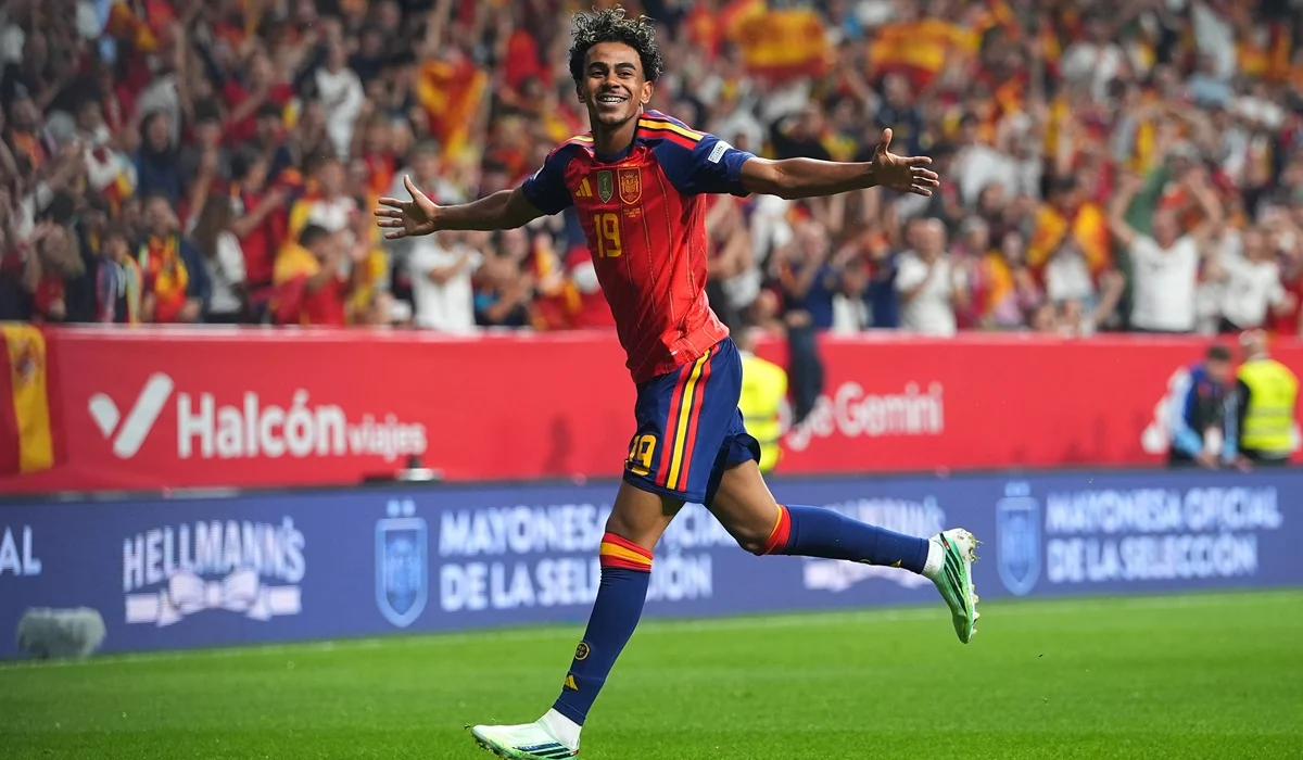 Lamine Yamal estiró su gran momento con España con 4 goles en 3 partidos