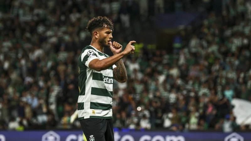 El colombiano, Luis Suárez, lleva 9 goles en 8 partidos con Sporting Lisboa