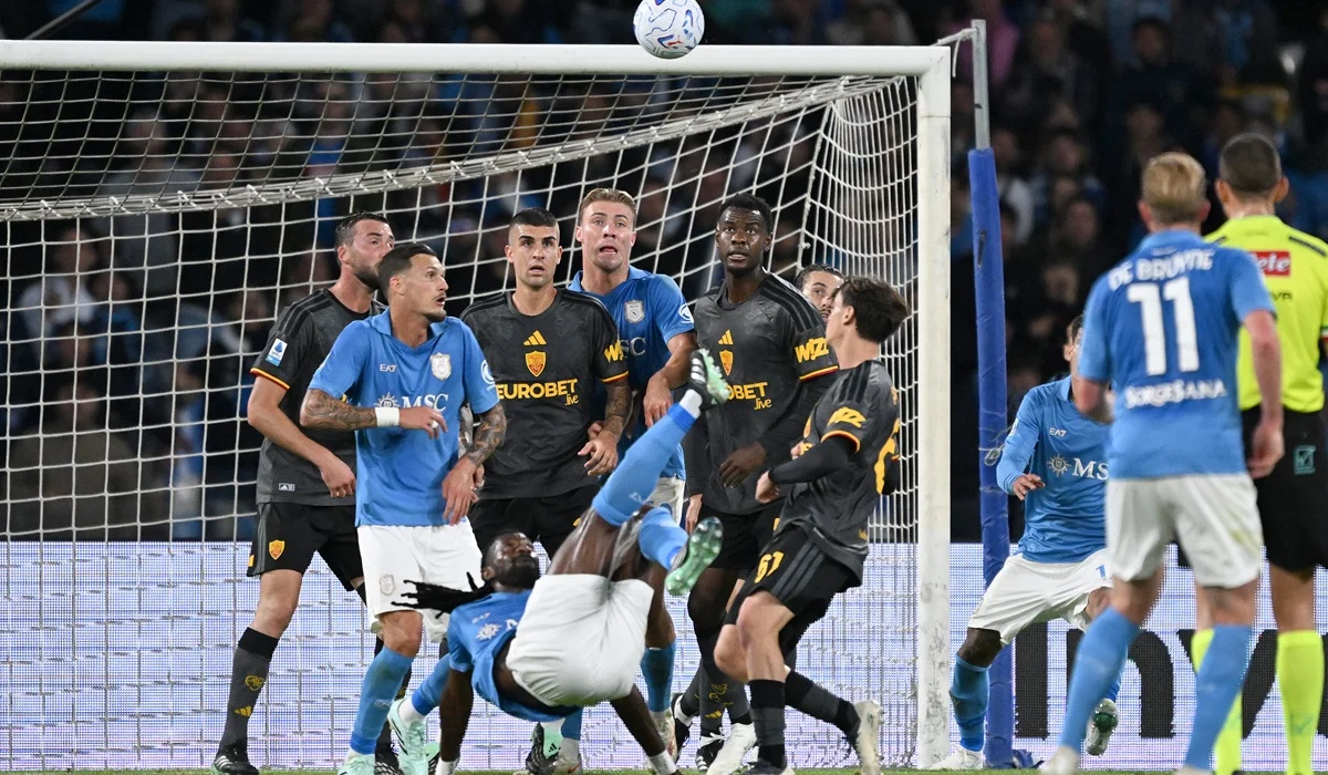 Zambo Anguissa marcó un golazo de chilena en Napoli – Roma