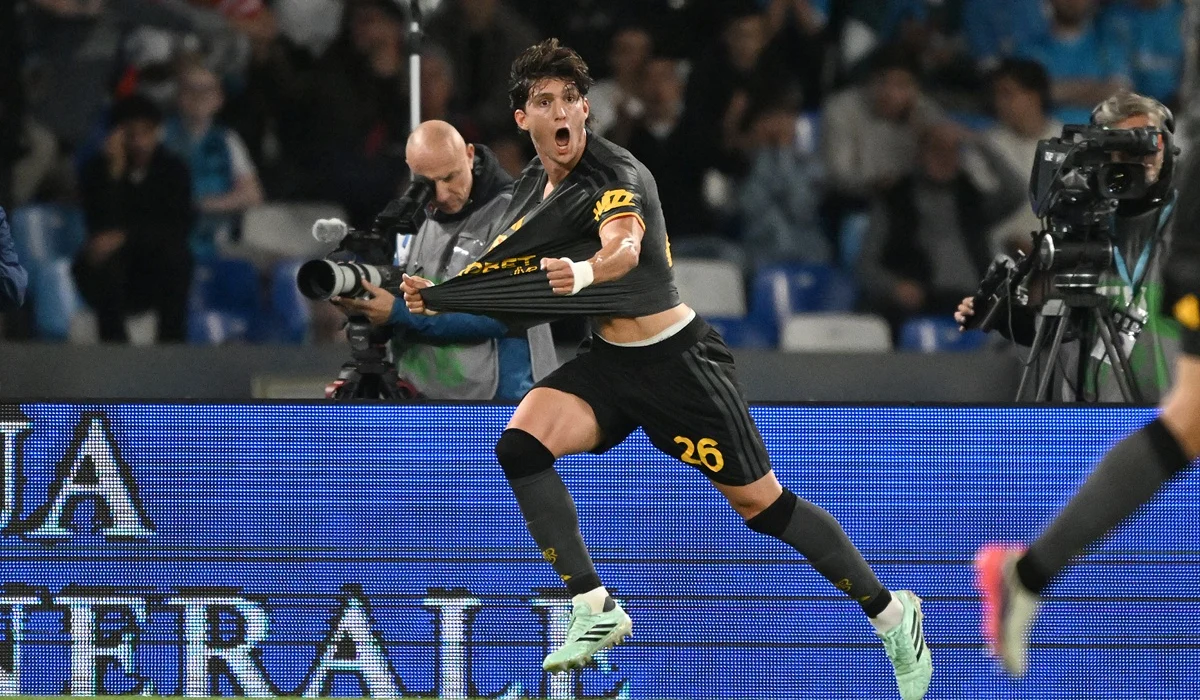 Balerdi gritó sus primeros goles con Roma: Doblete argentino en el empate ante Napoli