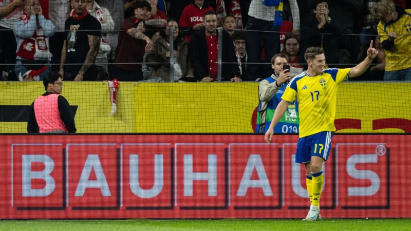 Suecia venció a Rumania con otro gol del imparable Gyokeres y sueña con el ascenso en la Nations League