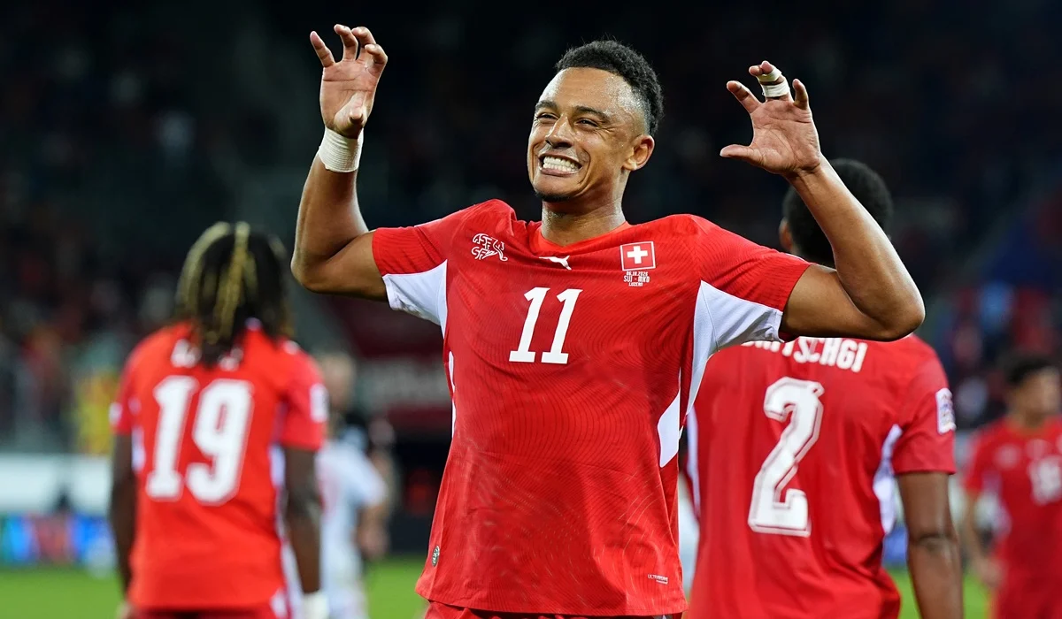 Suiza goleó a Macedonia y quedó al borde de ascender a la Liga A de la Nations League
