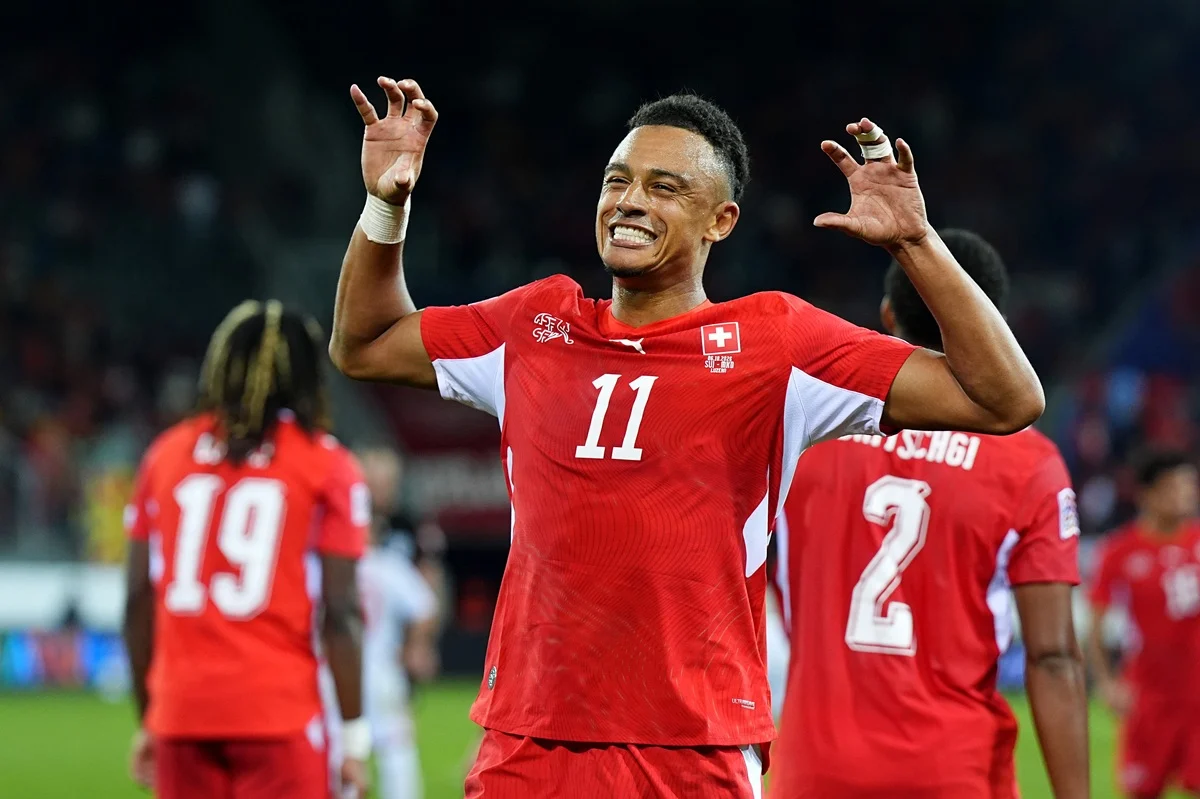 Suiza goleó a Macedonia y quedó al borde de ascender a la Liga A de la Nations League