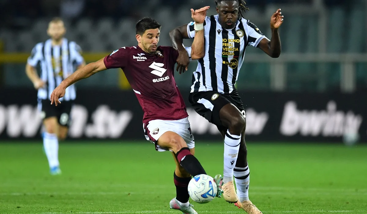 Torino derrotó a Udinese que sigue sin recuperar la memoria