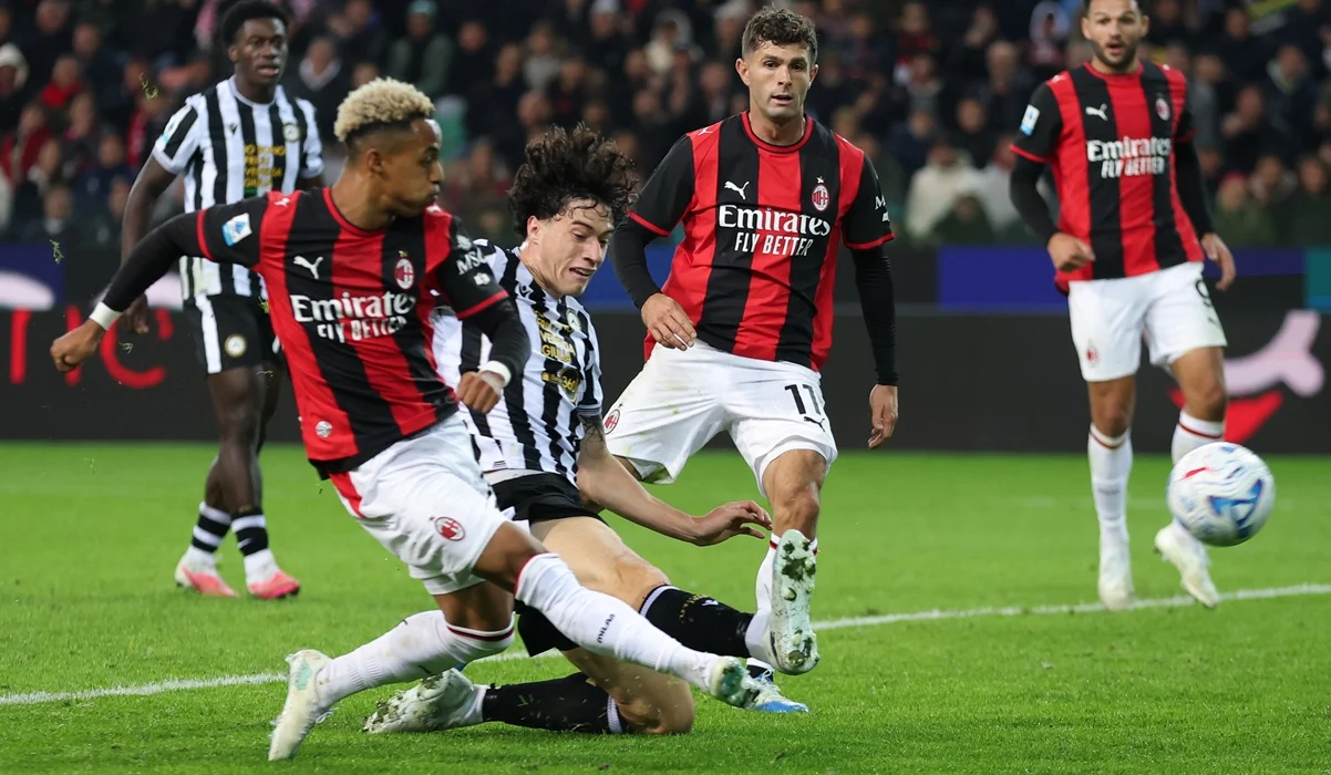 Milan cerró el domingo con otro golpe al Udinese