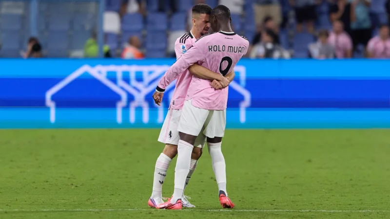 Juventus rescató un punto sobre el final ante Cagliari