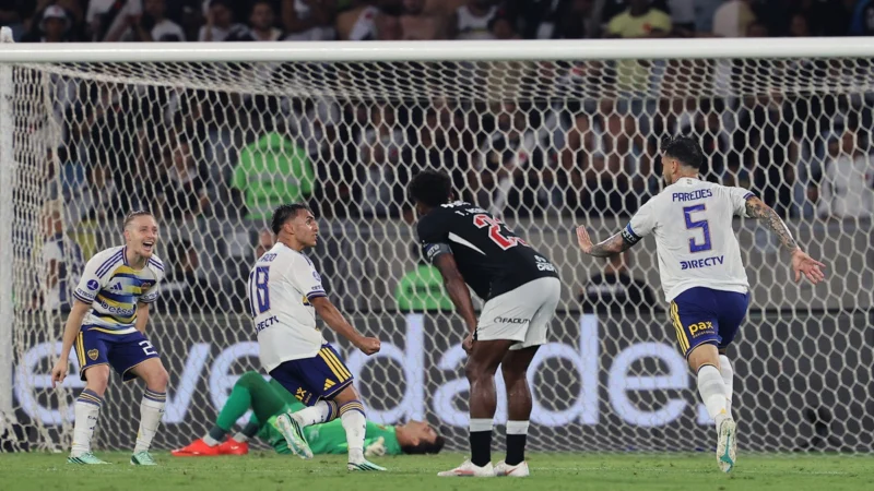 Paredes volvió a marcar con Boca después de seis meses