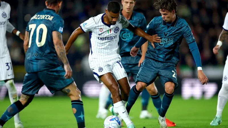 Inter le ganó a Venezia con dos goles en contra en 180 segundos