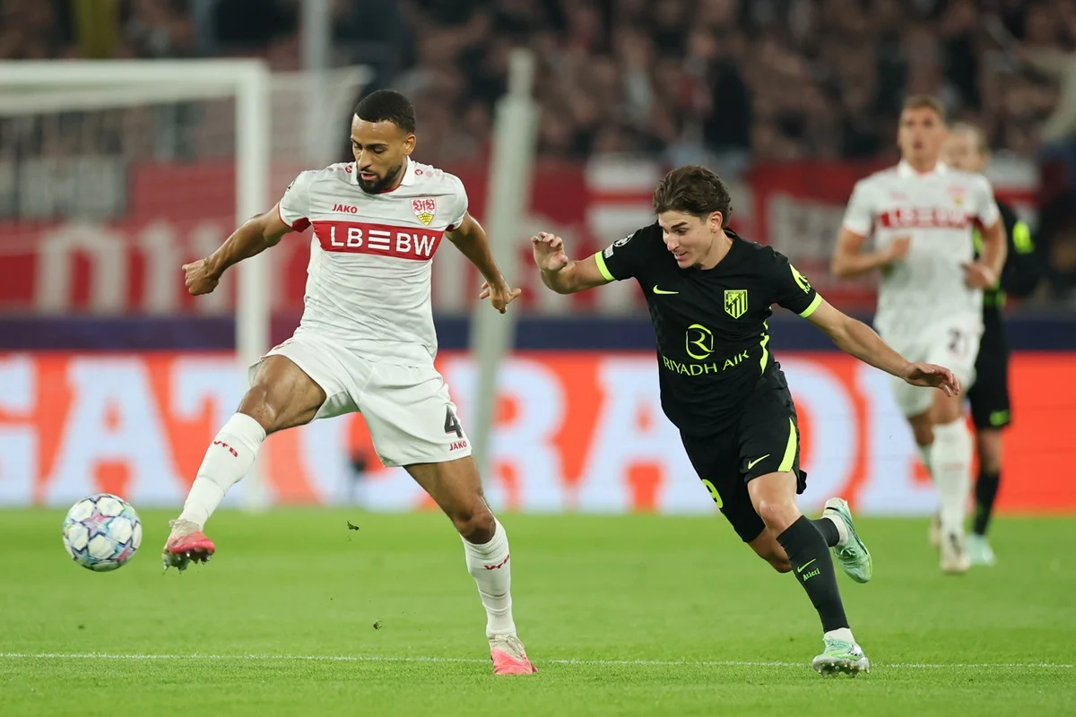Stuttgart fue más pero empató con Atlético Madrid por Champions