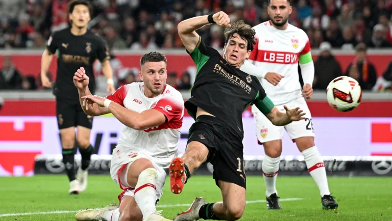 Borussia Mönchengladbach cortó su pesadilla y ganó en Stuttgart