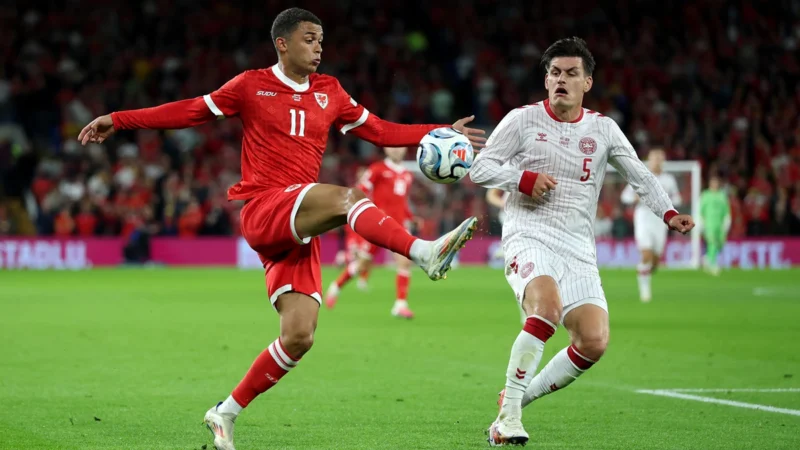 Dinamarca le ganó a Gales y sueña con avanzar en la UEFA Nations League